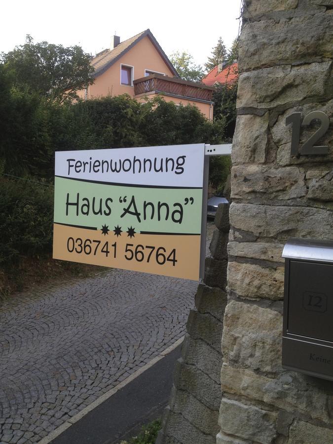 Ferienwohnung Haus Anna Bad Blankenburg Exterior foto